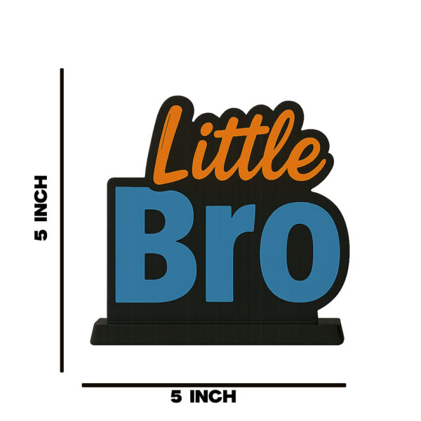 Big Bro – Little Bro Rakhi Combo with MDF Stand | Ganesha & Rudraksha Rakhi Set - Image 2