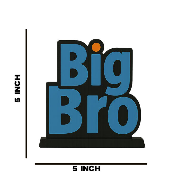 Big Bro – Little Bro Rakhi Combo with MDF Stand | Ganesha & Rudraksha Rakhi Set - Image 3